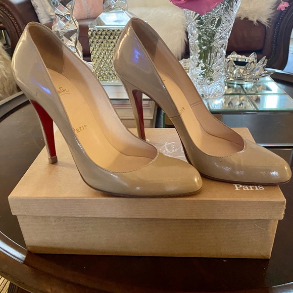 Christian Louboutin Kate 100 size 39 Nude color - Picture 5 of 5